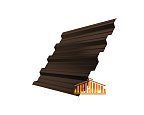 Профнастил НС44R 0,5 Satin Matt RAL 7024 мокрый асфальт, GrandLine