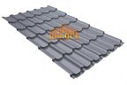 Металлочерепица GL, Kvinta plus, 0,5 Satin RAL 7004, сигнальный серый
