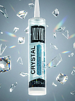 CRYSTAL - кристально прозрачный клей-герметик,  280 мл