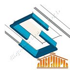 Уплотнитель гидрозатвора для люка Uniroof
