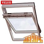 Velux (Велюкс) Классическое белое влагостойкое окно GGU