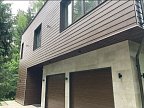 Фиброцементный сайдинг 3000x190x8, Wood Classic F21 (Коричневая глина), на основе минерального волокна