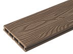 Террасная доска TalverWood вельвет/фактура 3D 150х25х6000мм, Орех