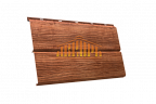 Сайдинг Grand Line,ЭкоБрус new 3D 0,45 Print Premium Rowan Wood Intense FTC