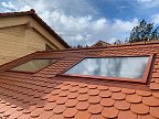 Глухое мансардное окно WERSO 78x98. Однокамерный стеклопакет