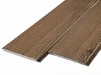 Фиброцементный сайдинг 3000x190x10, Decor Wood (Масляная лиственница), Click Wood 