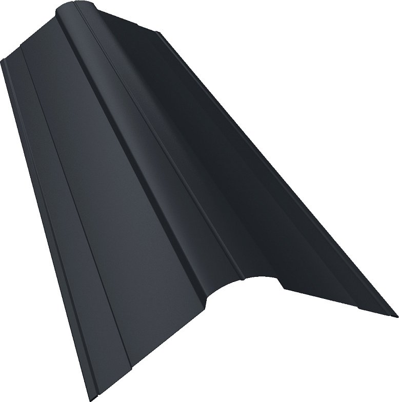 Планка конька фигурного 100x100 0,4 PE, Grand Line