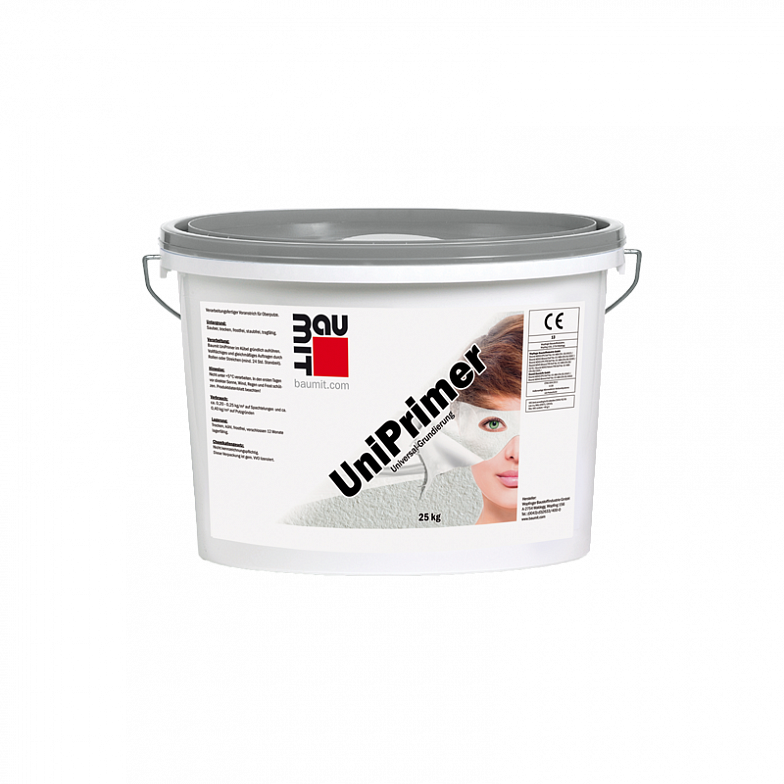 Баумит УниПраймер Baumit UniPrimer, Грунтовка под декоративную штукатурку, 25 кг