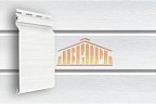 Сайдинг Natural-брус, Grand Line, Standart, белый (3,0м)